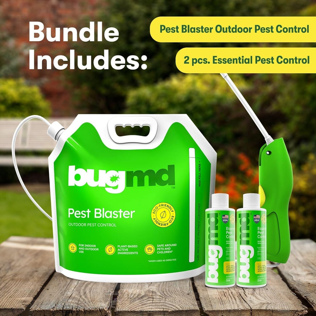 Bugmd Pest Control Essential Oil Concentrate for Home Bed Bug Spray 3.7Oz 1-2PCK
