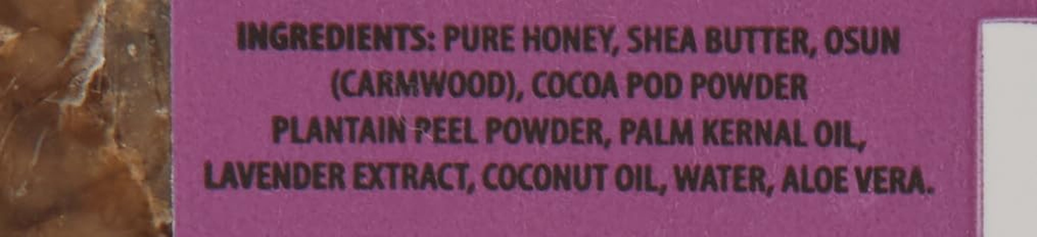 Natural Black Soap with Lavender - 5 oz
