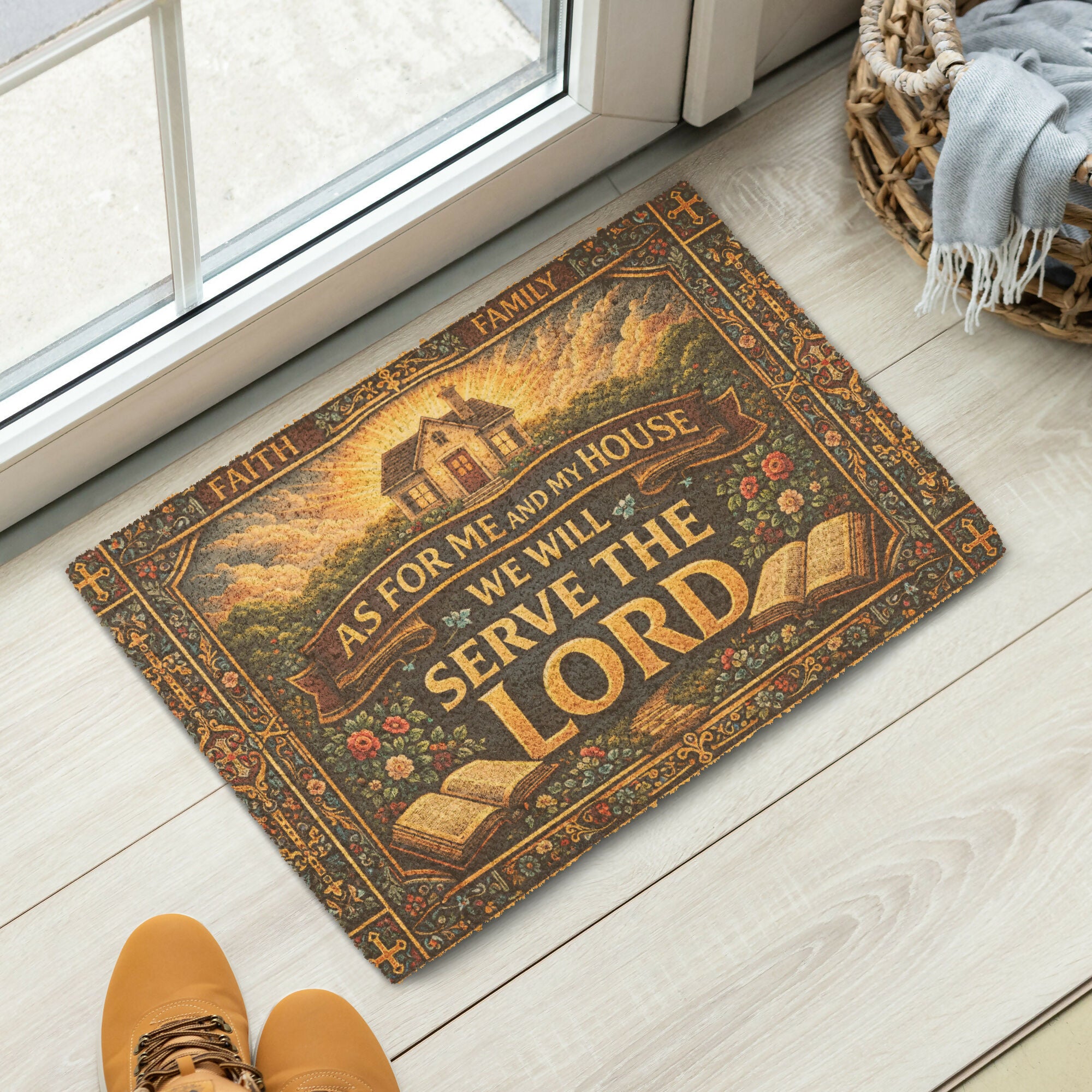 WE WILL SERVE THE LORD MAT